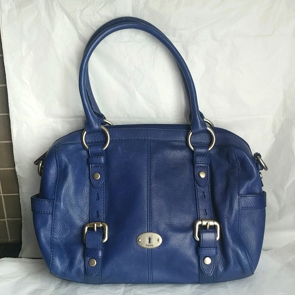 Fossil Maddox leather satchel